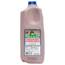 LF choc milk half gal